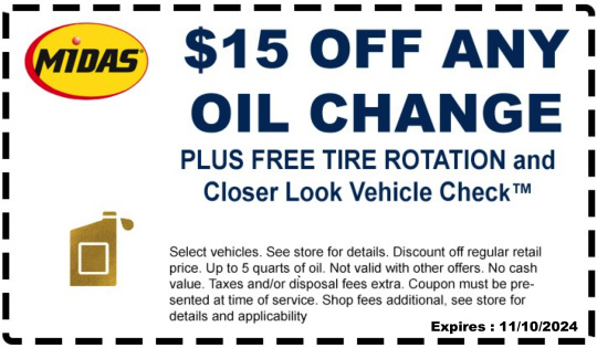 Midas shoes hotsell coupon code